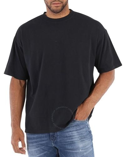 424 Oversized Cotton Logo T-shirt - Black