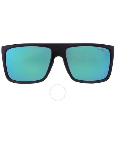 Carrera Green Multilayer Browline Sunglasses 8055/s 07zj/z0 58