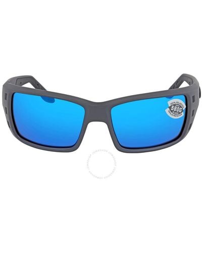 Costa Del Mar Permit Blue Mirror Polarized Glass Sunglasses Pt 98 Obmglp 62