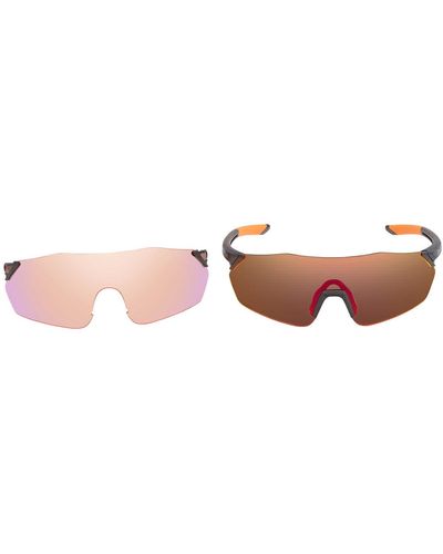 Smith Reverb Pivlock Chromapop Red Mirror Shield Sunglasses - Pink
