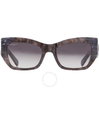 Ferragamo Gradient Cat Eye Sunglasses Sf1059s 028 54 - Black