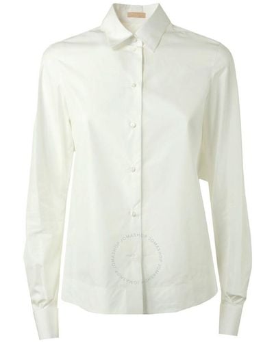 Alaïa Ruffled Back Shirt - White