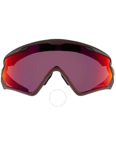 Oakley Wind Jacket 2.0 Prizm Road Shield Sunglasses Oo9418 941829 45 - Purple