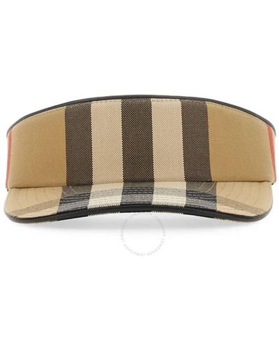 Burberry Archive Check High Top Visor - Brown