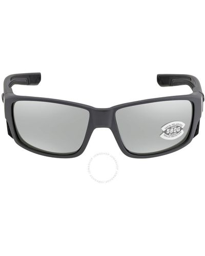 Costa Del Mar Cta Del Mar Tuna Alley Pro Gray Silver Mirror Polarized Glass Sunglasses  910509 60