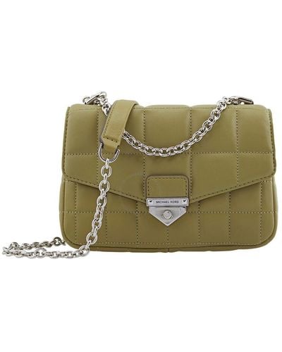 Michael Kors Soho Small Quilted Leather Shoulder Bag - Green