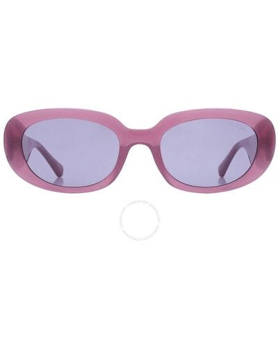 Guess Oval Sunglasses Gu8260 83y 54 - Purple