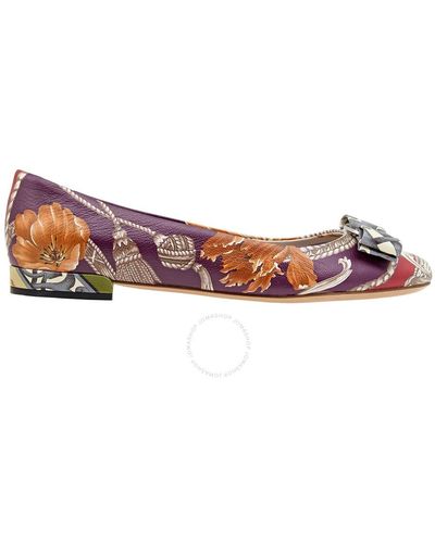 Ferragamo Varina Flats for Women - Up to 70% off | Lyst UK