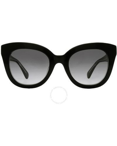 Kate Spade Gray Shaded Oval Sunglasses Belah/s 0807/9o 50 - Black
