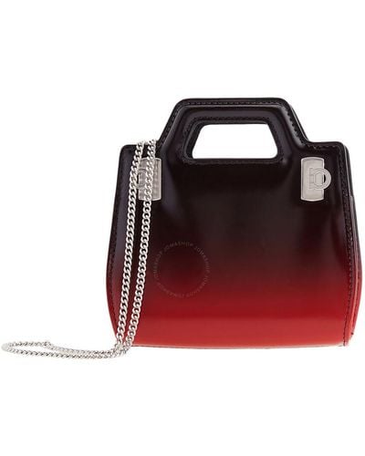 Ferragamo Wanda Micro Shoulder Bag - Red