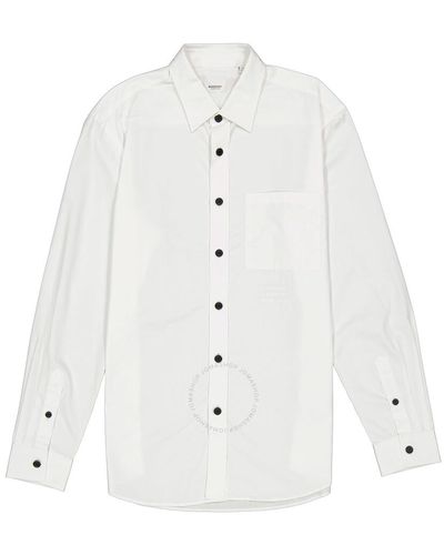 Burberry Copthall Long-sleeve Dress Shirt - White