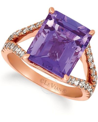 Le Vian Grape Amethyst Rings Set - Purple