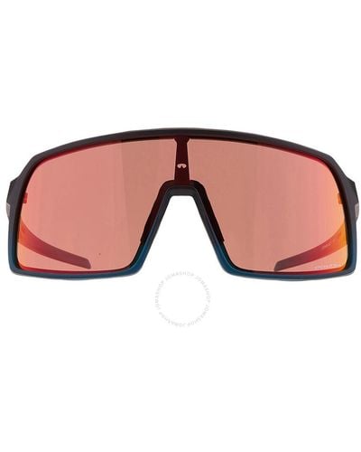 Oakley Sutro Prizm Trail Torch Shield Sunglasses Oo9406 9406a6 37 - Red