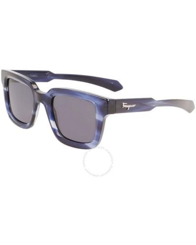 Ferragamo Square Sunglasses Sf1064s 422 48 - Black