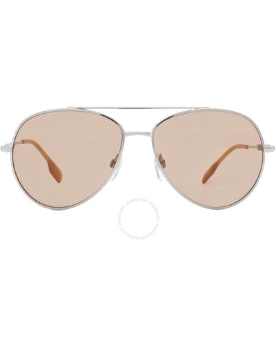 Burberry Brown Photochromatic Pilot Sunglasses Be3147 1344m4 58 - Multicolor
