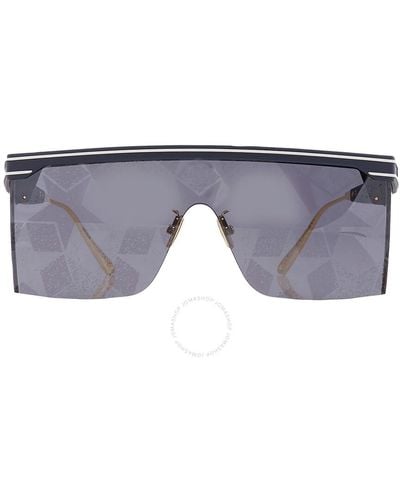 Dior Mirror Blue Star Print Shield Sunglasses Club M1u Cd40042u 91c 00