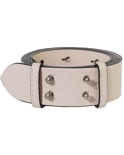 Burberry The Belt Bag Grainy Leather Belt- Chalk Pink