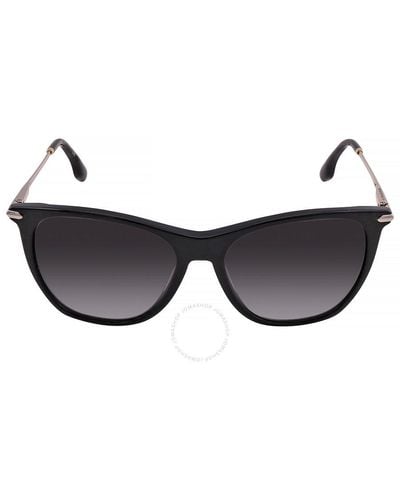 Victoria Beckham Grey Gradient Square Sunglasses Vb636s 001 58 - Brown
