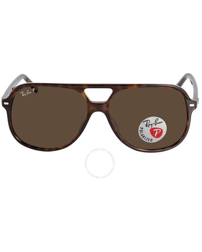 Ray-Ban Bill Polarized Classic B-15 Square Unisex Sunglasses  902/57 56 - Brown