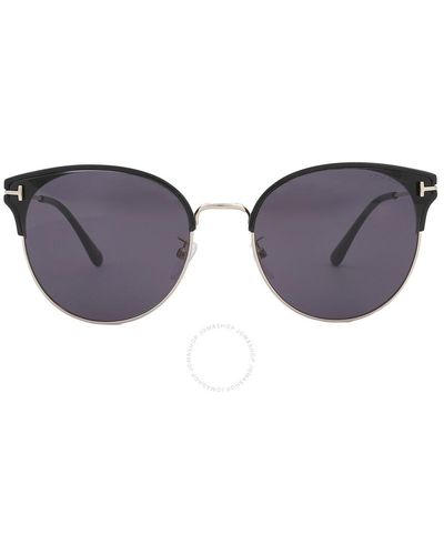 Tom Ford Grey Teacup Sunglasses Ft0898-k 01a 61 - Multicolour