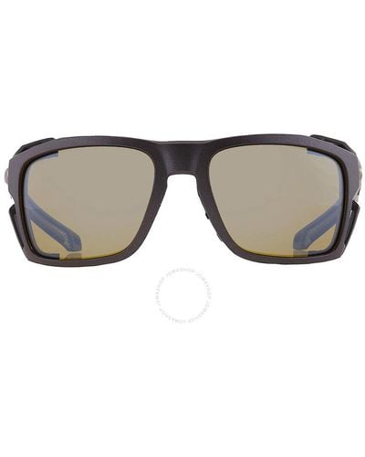 Costa Del Mar King Tide 8 Sunrise Silver Mirror Polarized Glass Wrap Sunglasses 6s9111 911105 60 - Gray