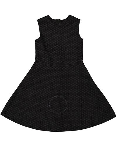 Moncler Girls Padded Dress - Black