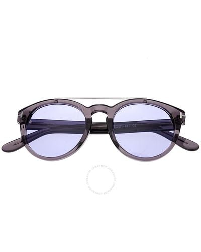 Bertha Ava Acetate Sunglasses - Blue