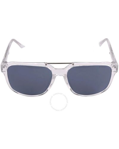 Guess Brown Oversized Sunglasses Gf5086 09e 59 for Men | Lyst UK 