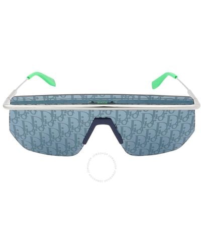 Dior Mirror Logo Shield Sunglasses Motion M1i F0b8 00 - Blue