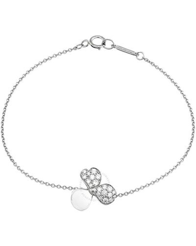 Tiffany & Co. Paper Flowers Diamond Flower Bracelet - Metallic