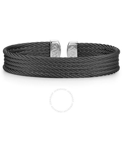 Alor Cable Cuff Essentials 5-row Mini Cuff - Black