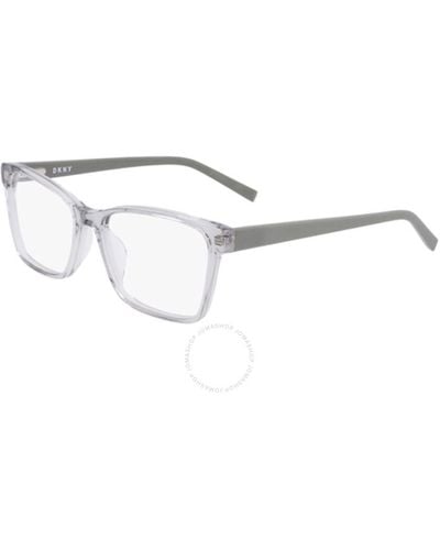 DKNY Demo Rectangular Eyeglasses Dk5038 310 51 - Metallic