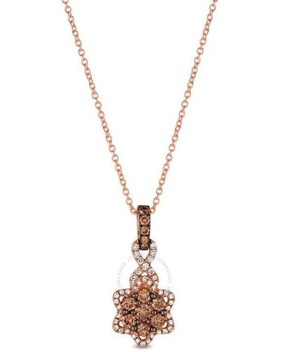 Le Vian Chocolate Cluster Necklaces - Metallic