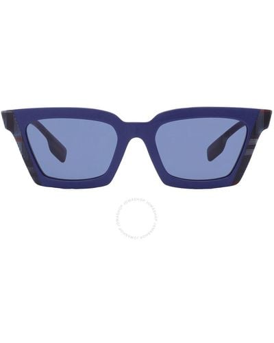Burberry Briar Dark Blue Square Sunglasses Be4392u 405780 52