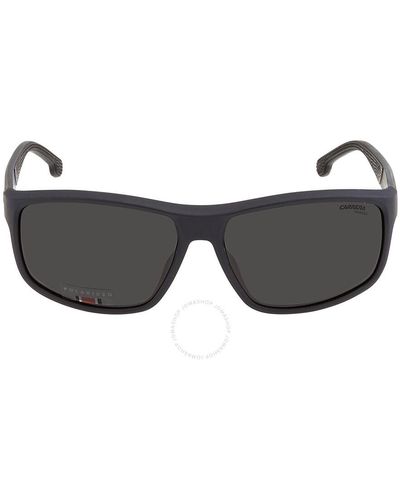 Carrera Polarized Grey Rectangular Sunglasses 8038/s 0003/m9 61