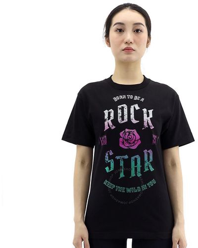 J.won J-won "born To Be A Rockstar" T-shirt - Black