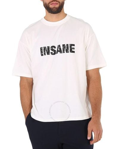 424 Insane Graphic-print Cotton T-shirt - White