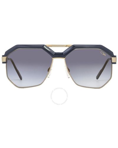 Cazal Blue Gradient Navigator Sunglasses 9092 003 62 - Grey