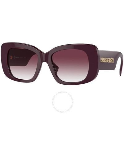 Burberry Violet Gradient Butterfly Sunglasses Be4410 39798h 52 - Brown