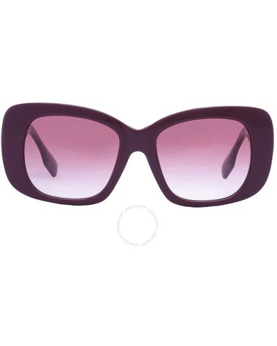 Burberry Violet Gradient Butterfly Sunglasses Be4410 39798h 52 - Brown