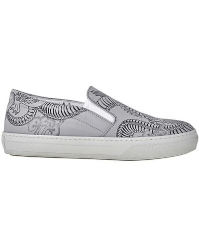 Tod's S Slip On Loafers Medium Cement - Gray