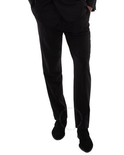 Burberry Pemberton Wool-blend Tailored Trousers - Black