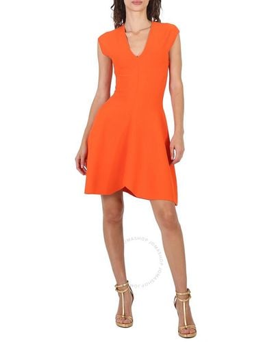 Stella McCartney Flame Compact Dress - Orange