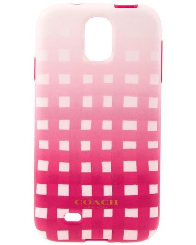 COACH Samsung Galaxy S4 Case - Pink