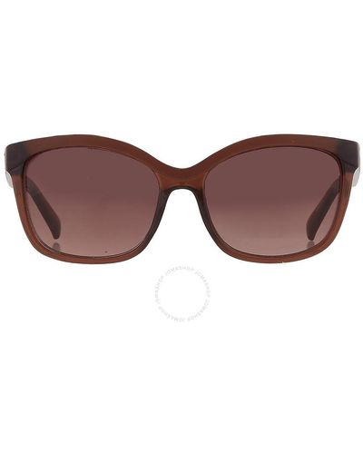 Guess Factory Gradient Cat Eye Sunglasses Gf0300 45f 57 - Brown