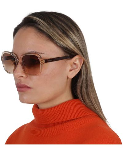 Kate Spade Brown Gradient Square Sunglasses Babbette/g/s 035j/ha 55