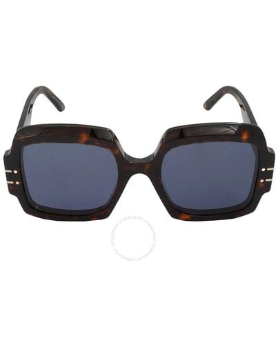 Dior Blue Square Sunglasses Signature S1u 20b0 55