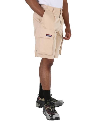 Burberry Billy Cargo Shorts - Natural