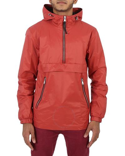 The Very Warm Hanover 1/4 Zip Pop Outerwear - Red