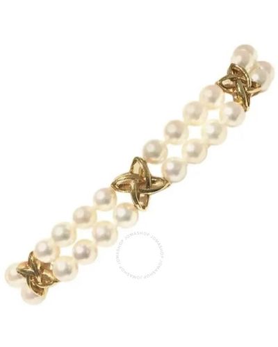 Mikimoto White South Sea Pearl Gold Bracelet - Metallic